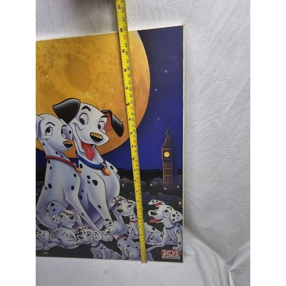 Vintage Walt Disneys 101 Dalmatians Wooden Movie Poster Osp Publishing 20"×16" - Picture 8 of 12
